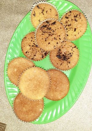 صورة لوصفة كب كيك خفيف وبنين 😋😋