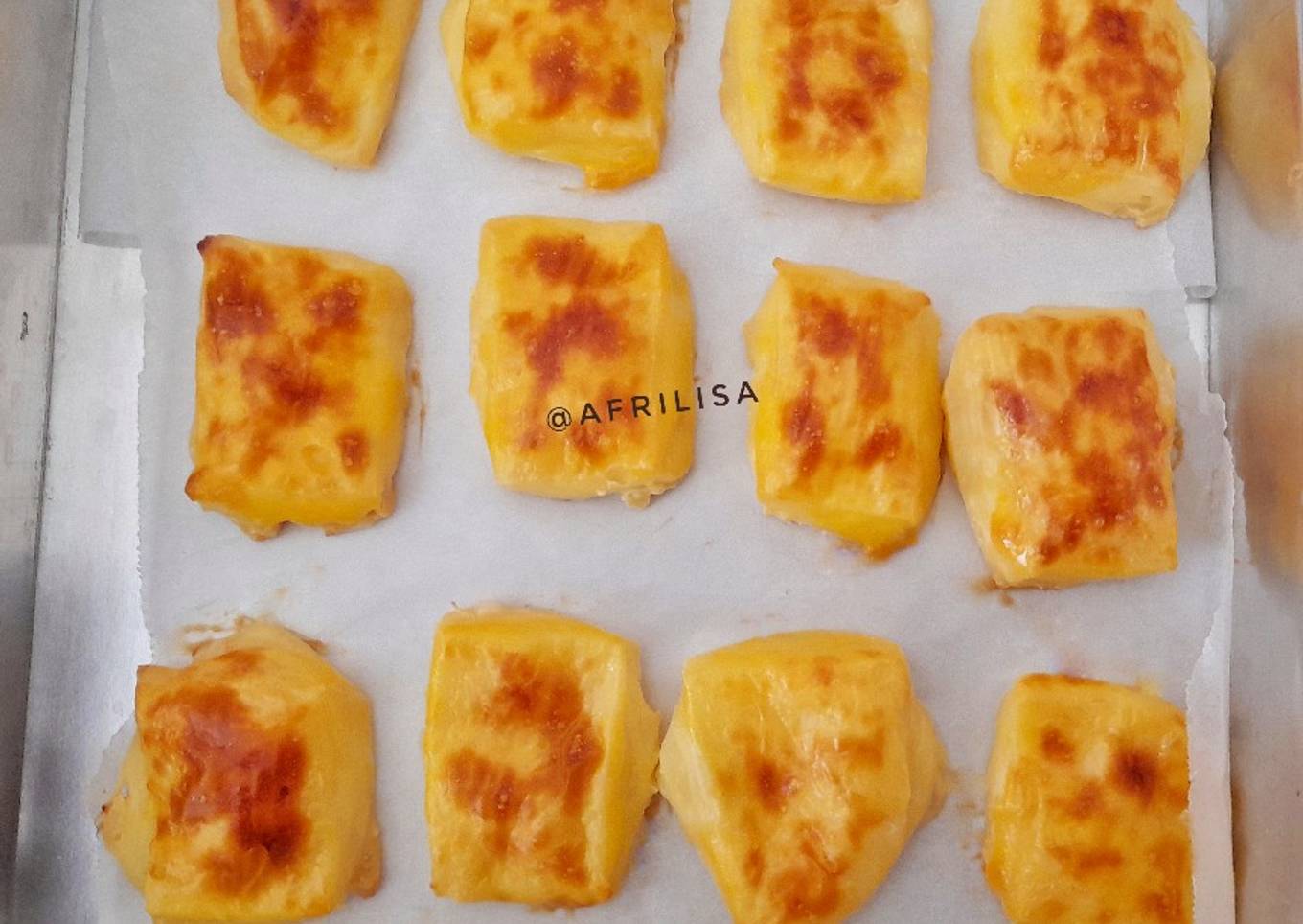 Easy Cheese Baked Milk (Susu Panggang Keju)