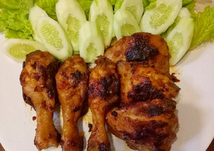 Cara Gampang Menyiapkan Ayam Bakar Bumbu Rujak with Fiber Cream, Enak Banget
