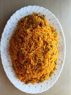 عکسی از دستور لوبیا پلو