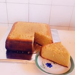 A picture of Vanilla cake recipe.