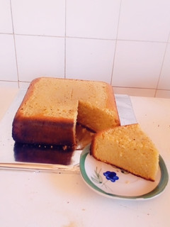 A picture of Vanilla cake recipe.