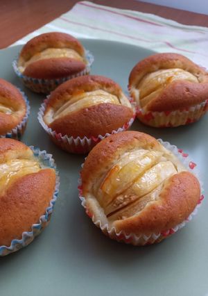 Foto di Mini plumcakes con le mele (senza burro e super veloce)