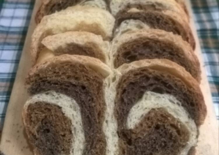 Resep 121. Roti Tawar Susu Bermotif yang Bikin Ngiler