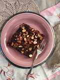 Choco-nana bread pudding