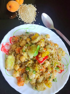 A picture of Quinoa Apricot Salad.