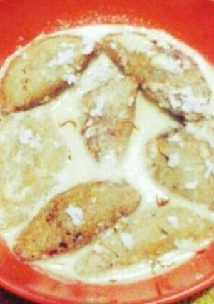 A picture of Gujiya pitha.