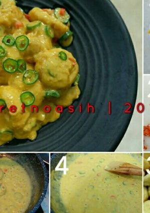 Foto resep Salted Egg Tofu