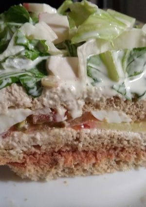 Una foto de Tarta vegetal