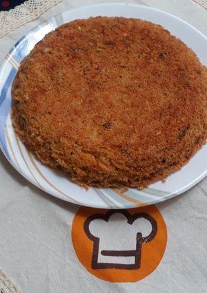 عکسی از دستور کیک هویج،گردو وپسته