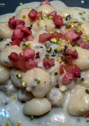 Foto di Gnocchetti con crema di gorgonzola e pancetta al miele