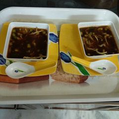 A picture of Manchow Soup.