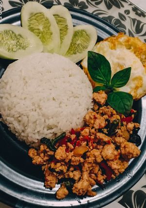 Foto resep 𝐏𝐚𝐝 𝐠𝐚𝐩𝐫𝐚𝐨 ❤️❤️