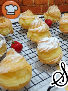 Foto resep Soes Vla Vanilla, kokoh tanpa mixer