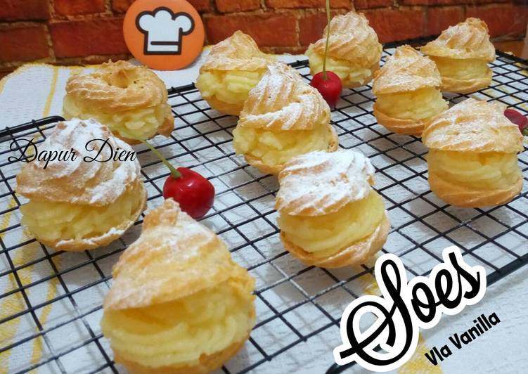 Soes Vla Vanilla, kokoh tanpa mixer