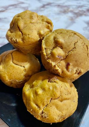 Una foto de Muffins salados de jamón