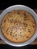Torta con tropezones de chocolate (mezcla en licuadora)