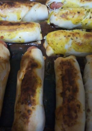 Una foto de Salchichas envueltas