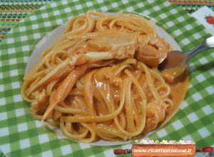 Foto di Linguine alla crema di scampi