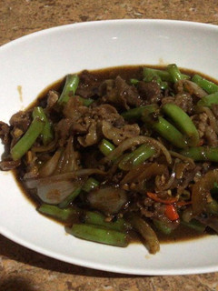 Foto resep Beef Slice Buncis Saos Tiram Lada Hitam