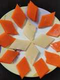 Agar agar papaya sweet