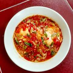 รูปของ Telur Ceplok Saus Pedas Asam Manis