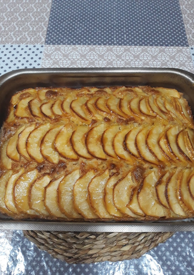 Una foto de Tarta de manzana con azúcar integral Moreno de caña