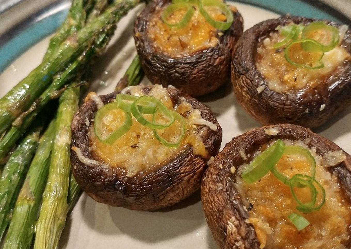 Bake mushrooms in the air