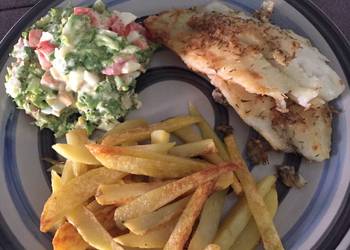 Without Fail Serving Recipe Hearty Fish  Chips Delicious Nutritious