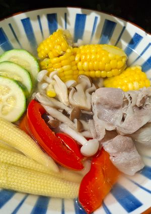 低卡瘦身料理-彩虹蔬菜冬粉湯 的食譜成品照片
