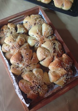 Foto resep Roti manis coklat keju