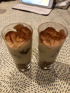 Una foto de Vasitos de tiramisú