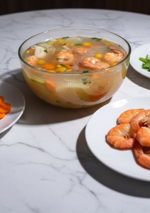Foto resep 544. Sup udang khas Jepara #ApresiasiAkhirTahun