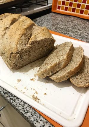 Una foto de Pan lactal con salvado 🥖♥️