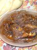 Cazuela de pechito de cerdo con estragón e hinojo