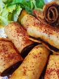 Lahm Bi Ajeen Chicken Rolls