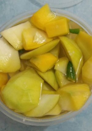 Foto resep Mangga muda asam pedas manis bumil