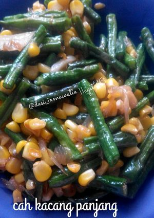 Foto resep Cah kacang panjang
