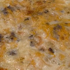 A picture of Tricia’s Carnivore Cheeseburger Casserole.