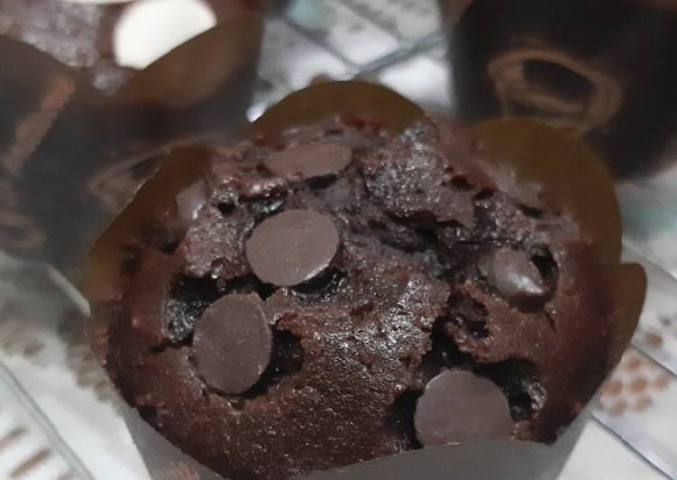Muffin Chocolate Custard