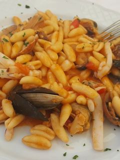 Una foto de Cavatelli ai frutti di mare