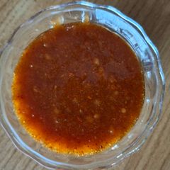 A picture of Lemon crush pickle in jaggery.