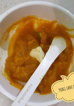 Foto resep Puree labu kabocha + ub (6m+)