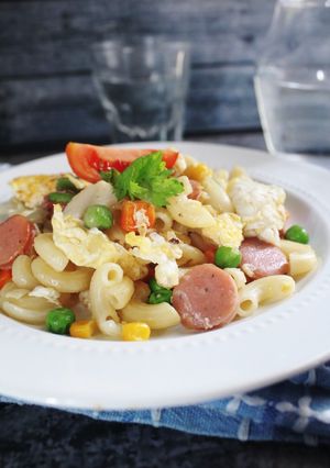 Foto resep Tumis Makaroni Sayur