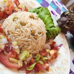A picture of Peas Rice.
