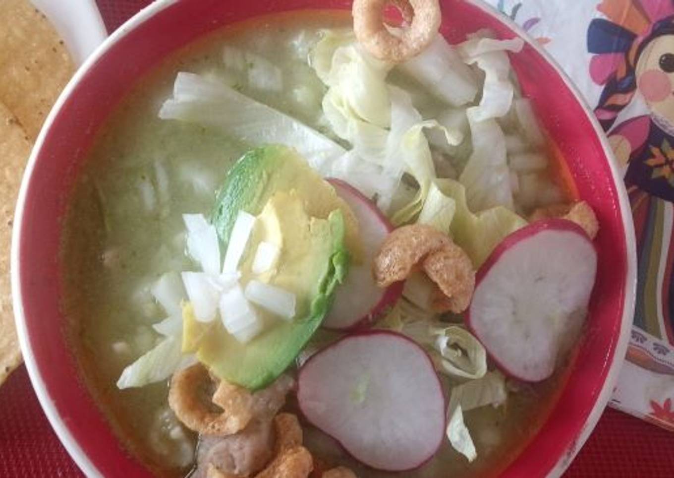 Pozole verde estilo Guerrero