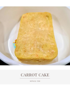 Foto resep Snack MPASI 9m: Carrot Cake
