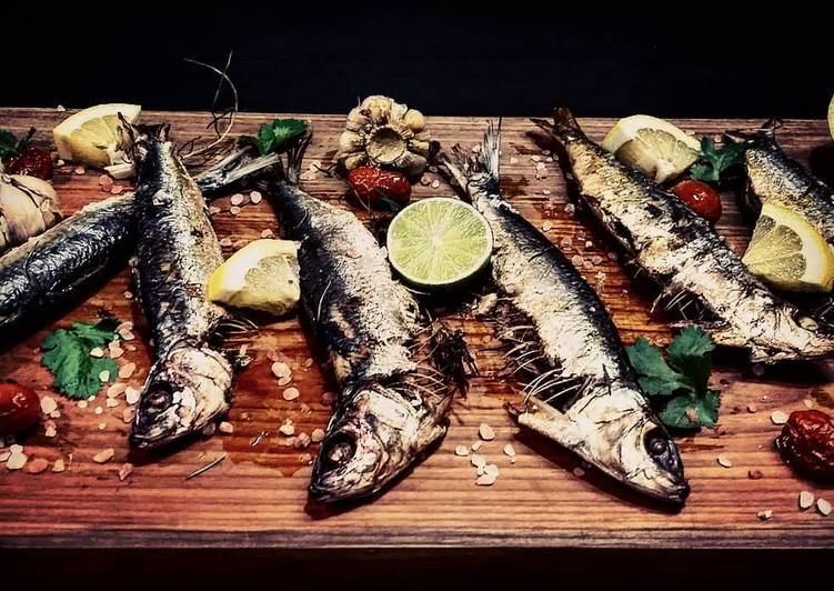 Sardinhas assadas - Tudogosreceitas