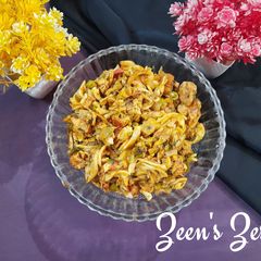 Vegetables and Chicken Pasta A picture of Vegetables and Chicken Pasta.