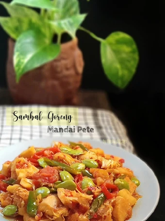 Langkah Gampang Membikin Resep Sambal Goreng Mandai (Fermentasi Kulit Cempedak) Pete yang Lezat Anti Ribet, Menggugah Selera